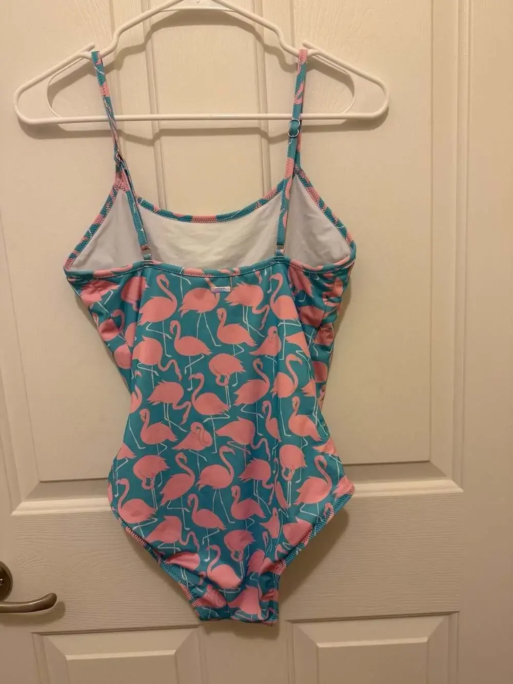 Chubbies Women's One-Piece Swimsuit in Pink Flamingo Print - Picture 2 of 4